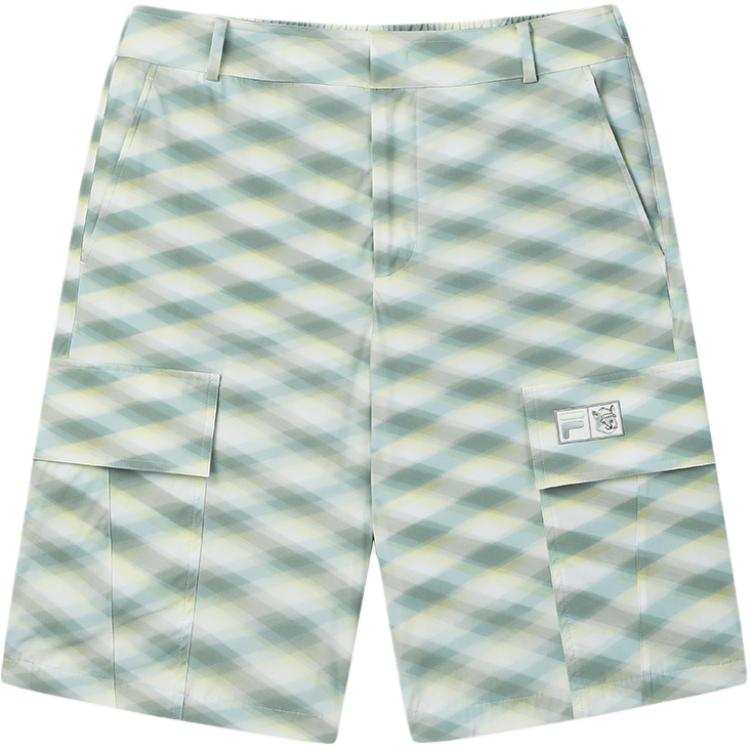 FILA x MAISON KITSUNE ORIGINALE Casual Shorts Men's Turquoise LG