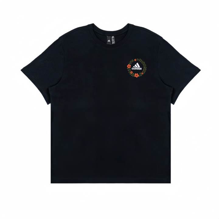 Adidas Adidas T Shirts Unisex Black Crew Neck Moderate Straight Fit