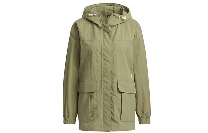 Adidas Adidas Jackets Women's Olive Hooded Moderate Other