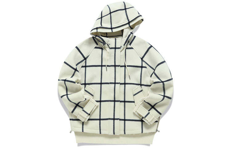 FILA Jackets Women's Milk White Hooded Moderate Other