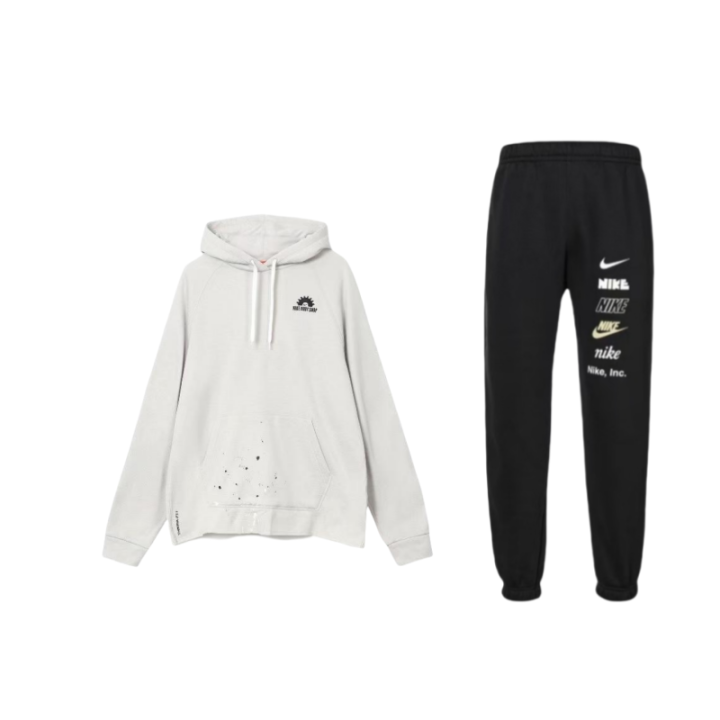 Nike Nike Sweatshirt Sets Unisex Hooded Moderate