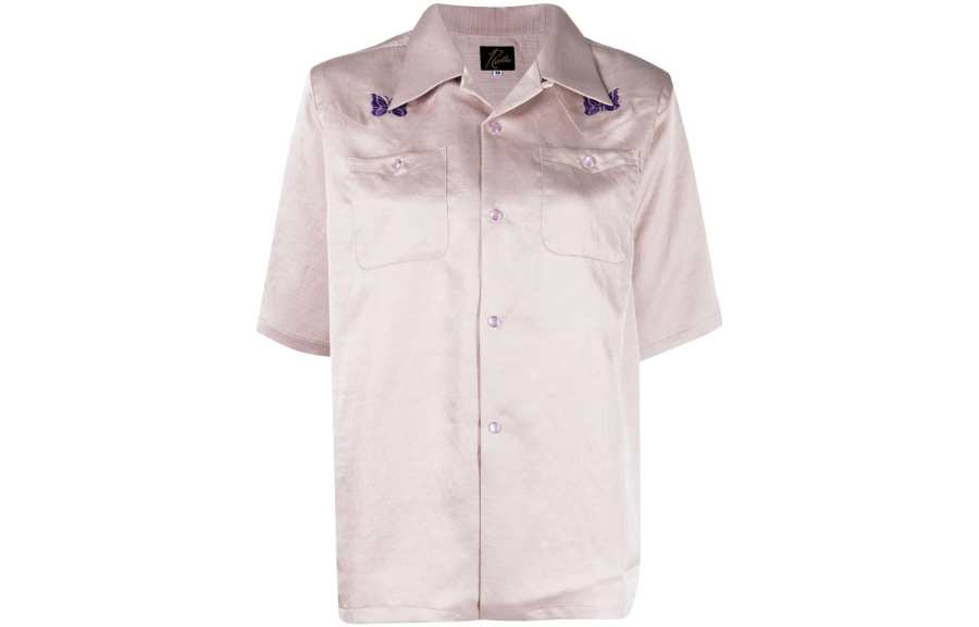 Needles Needles Shirts Women's Pink Lapel Moderate Other