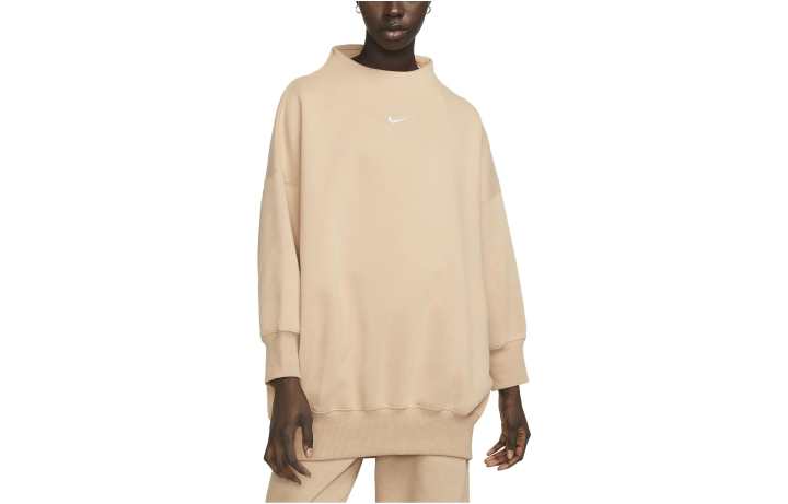Nike Nike Sweatshirts Women's Ginger Yellow Stand Collar Moderate Regular