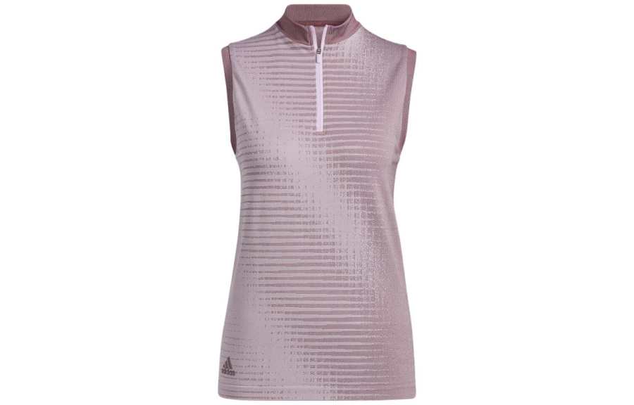 Adidas Adidas Polo Shirts Women's Pink Polo Collar Moderate Straight Fit