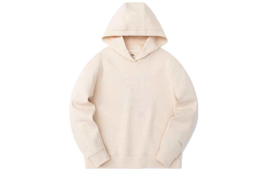 Anta Comprehensive Training Collection Sports Lifestyle Collection Sweatshirt Women's Oil Gray Pink