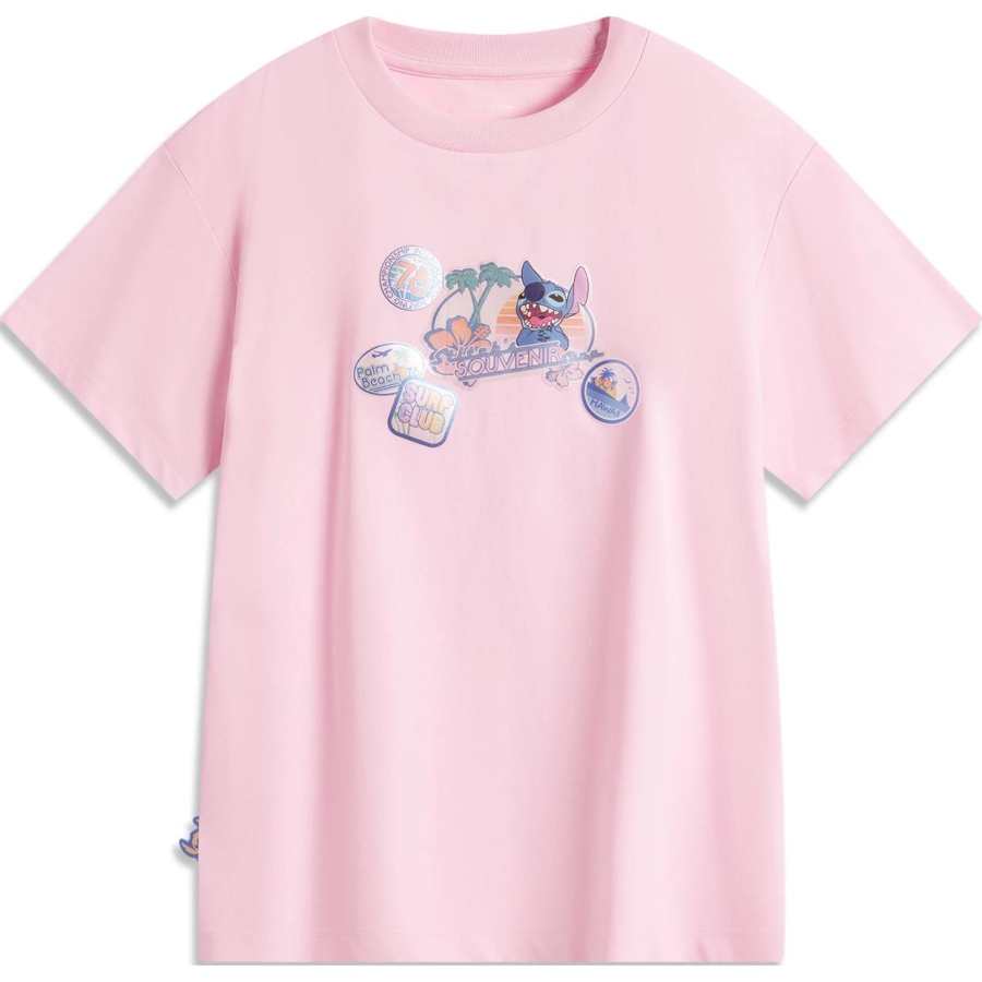 Li-Ning Li Ning x Disney T Shirt Women's Ying Pink