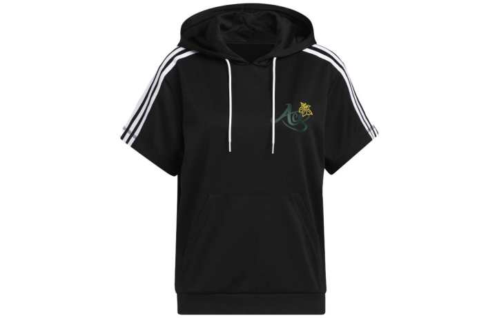 Adidas Adidas Sweatshirts Women's Black Hooded Moderate Regular