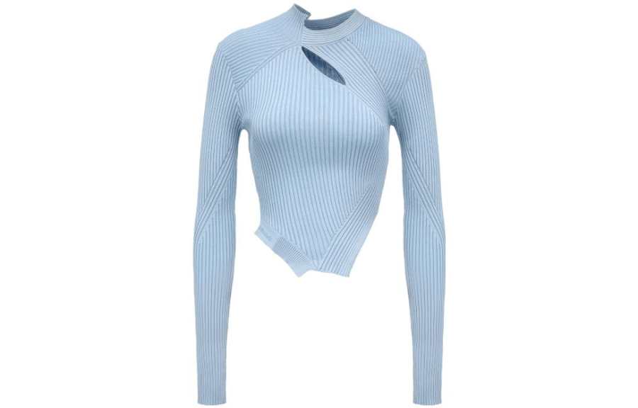 Feng Chen Wang Feng Chen Wang ribbed-knit cut-out dress