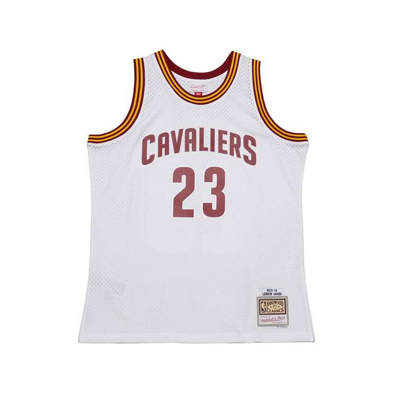 Mitchell Ness x NBA Cleveland Knight James Basketball Jersey Unisex White