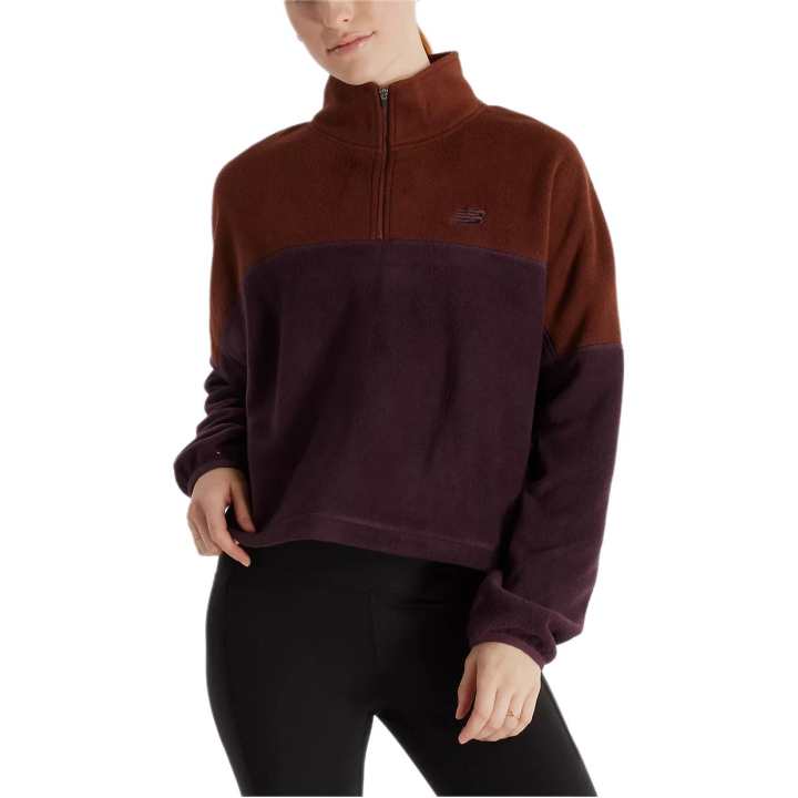 New Balance New Balance Half Zip Sweatshirt Women's Oak