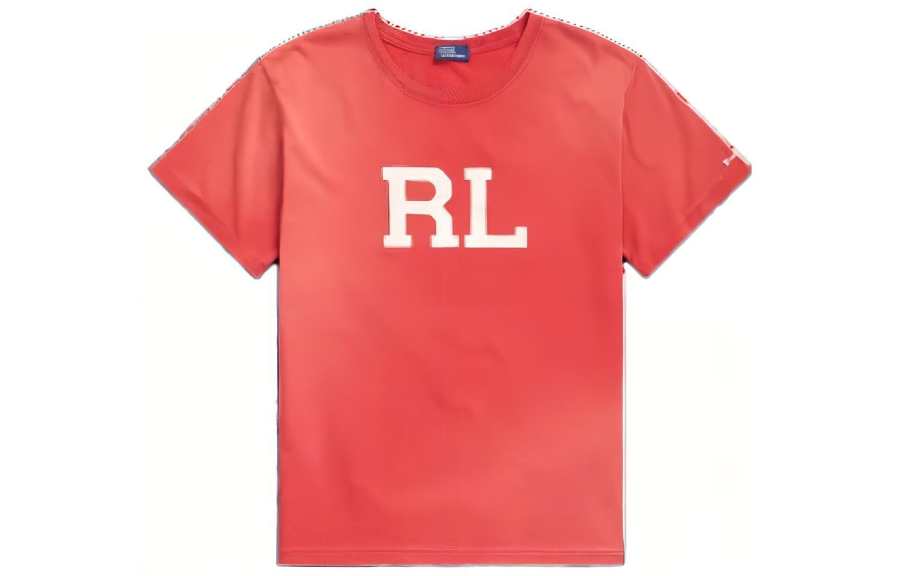 Polo Ralph Lauren T Shirts Women's Red Crew Neck Moderate Other