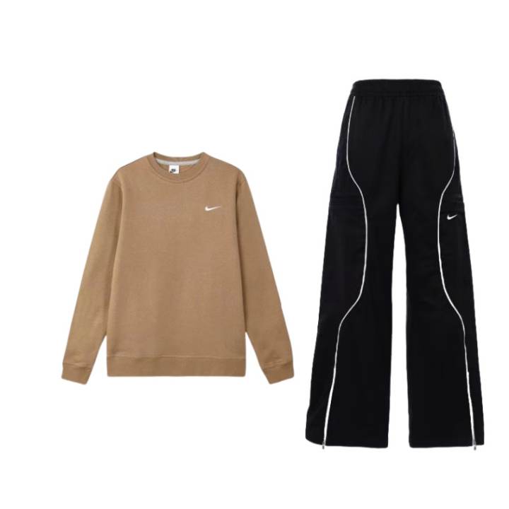 Nike Nike Sweatshirt Sets Unisex Crew Neck Moderate