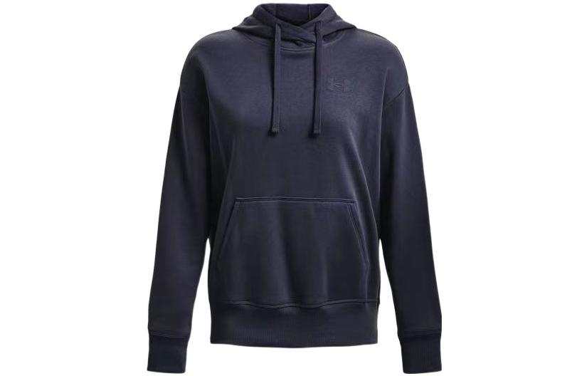 Under Armour Sweatshirts Women's Navy Blue Hooded Moderate Regular
