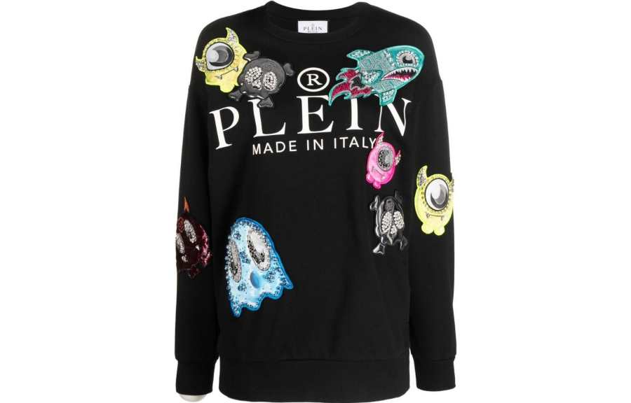 PHILIPP PLEIN 【Previous Season】Monsters logo-print sweatshirt
