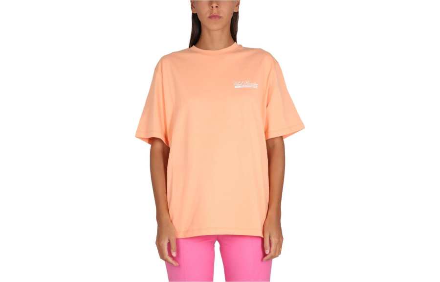 MSGM MSGM Logo Printed Crewneck T-Shirt