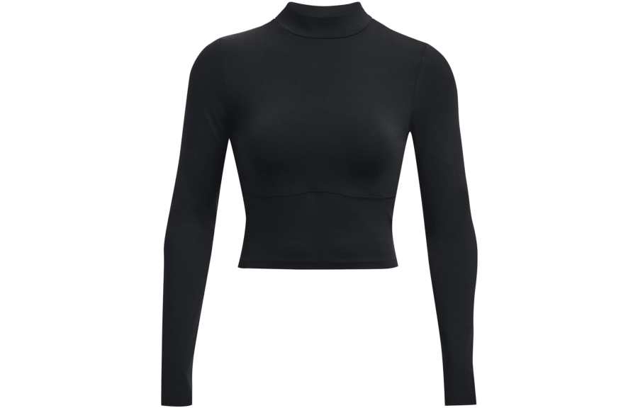 Under Armour Sweatshirts Women's Black Stand Collar Moderate Regular