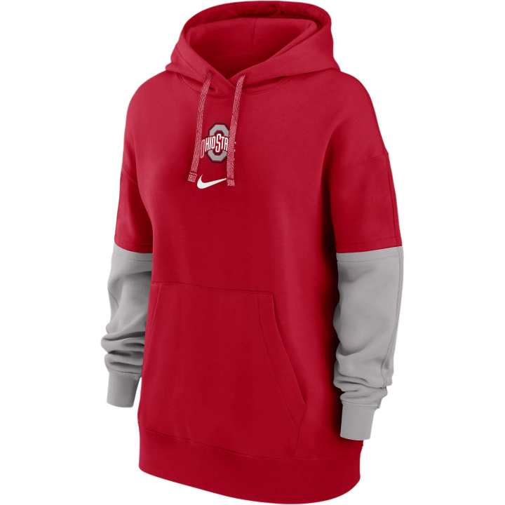 Nike Nike Ohio State Buckeyes Sideline Essential Women's Nike College Pullover Hoodie