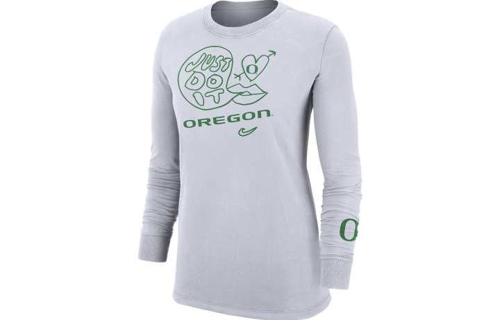 Nike Nike T Shirts Women's White Crew Neck Moderate Straight Fit