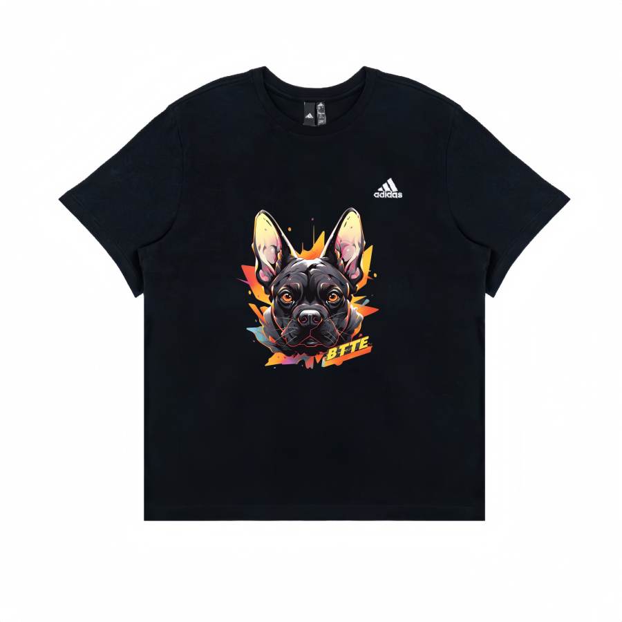 Adidas Adidas T Shirts Unisex Black Crew Neck Moderate Straight Fit