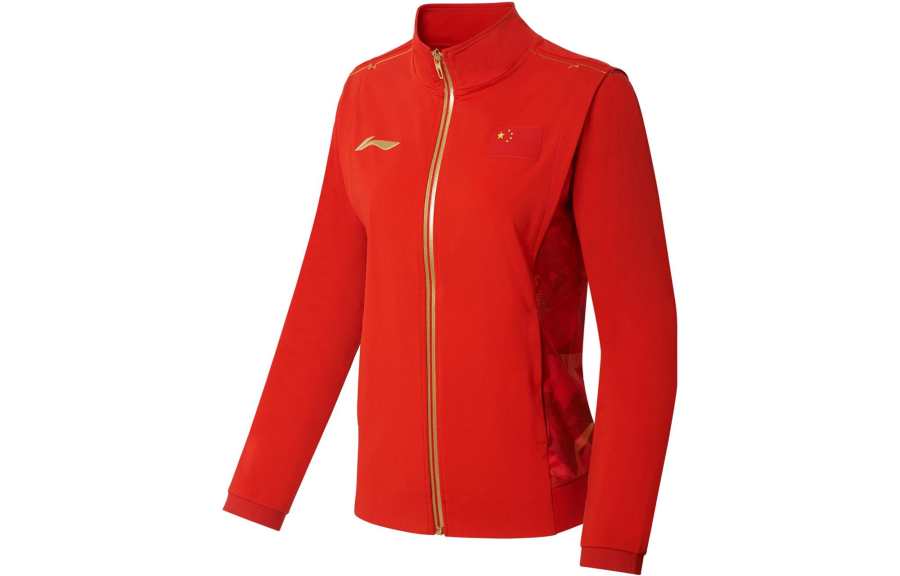Li-Ning Li Ning Table Tennis Collection Jacket Women's Flame Red