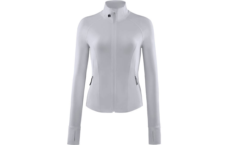 HOTSUIT Sweatshirts Women's Stand Collar Moderate Cardigan