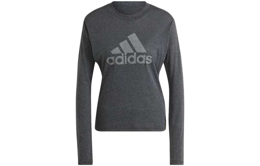 Adidas Adidas T Shirts Women's Black Crew Neck Moderate Straight Fit