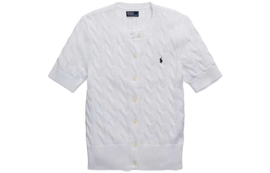 Polo Ralph Lauren SS23 Knitwear Slim Fit Women's White
