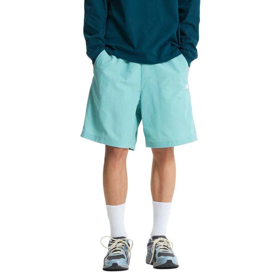 New Balance New Balance UNI HERITAGE Casual Shorts Men's Mint Blue