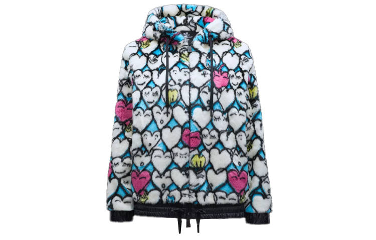 Moncler Jackets Women's White Hooded Moderate Other