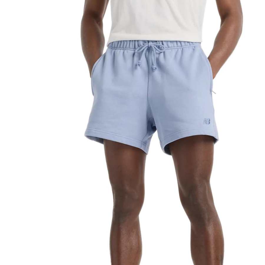 New Balance New Balance Athletics French Terry Casual Shorts Men's Blue