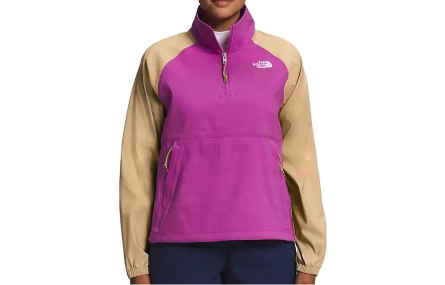 THE NORTH FACE Sweatshirts Women's Purple Stand Collar Moderate Other