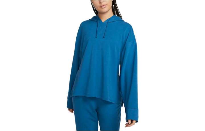 Nike Nike Sweatshirts Women's Blue Hooded Moderate Regular