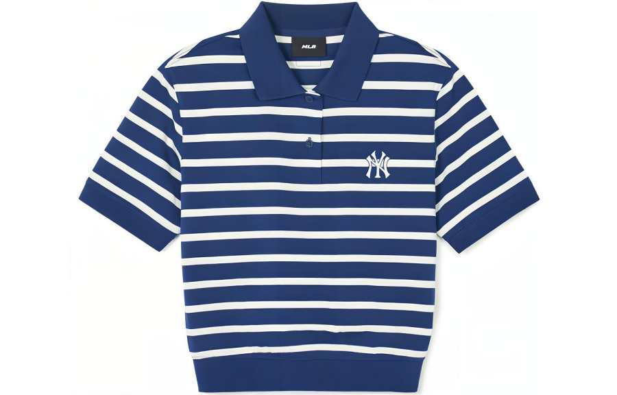 MLB New York Yankees Polo Shirts Women's Blue Moderate Straight Fit