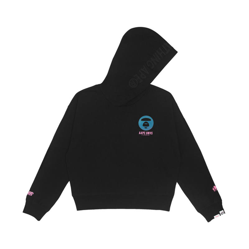Aape Sweatshirts Women's Black BKX Hooded Moderate Regular