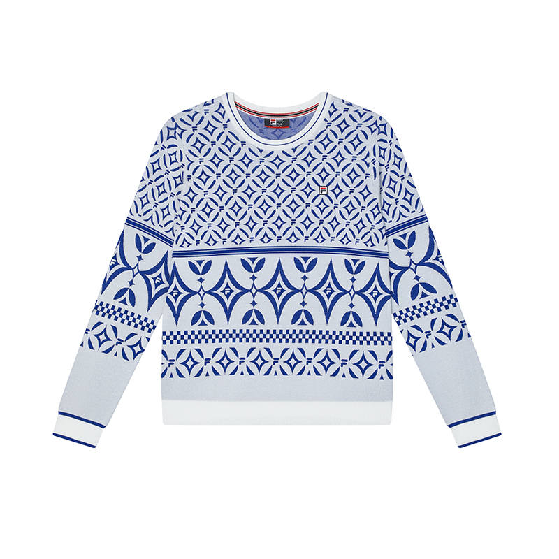 FILA Knitwear Women's Angora Blue Crew Neck Moderate Other