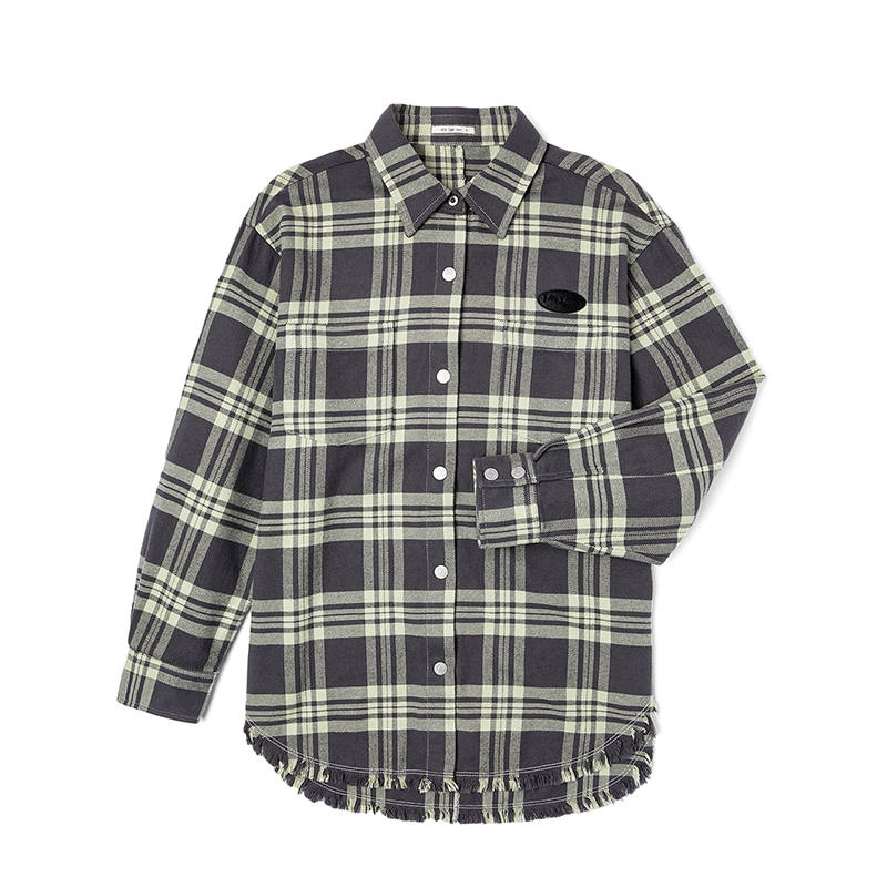 Lee Shirts Women's Green Lapel Moderate Shirt