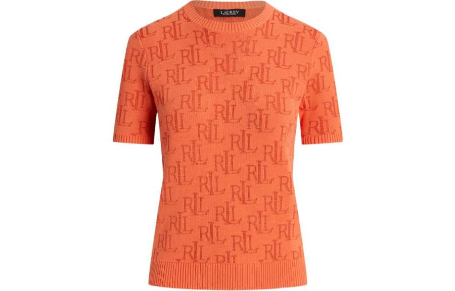 LAUREN RALPH LAUREN T Shirt Women's Orange