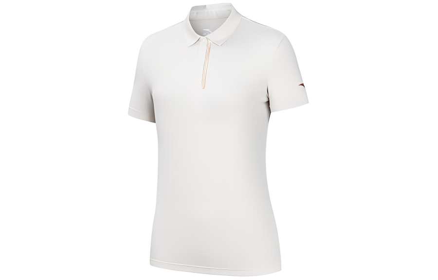 Anta Variety Training Collection Polo Shirt Women's Cloudy Stone Gray