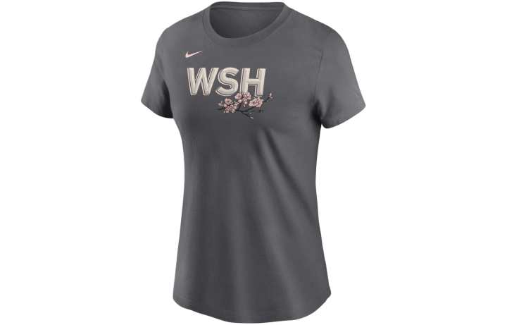 Nike Nike T Shirt Women's Gray Washington Nationals