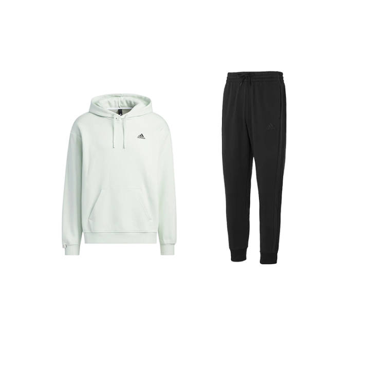 Adidas Adidas Sweatshirt Sets Men's Hooded Moderate