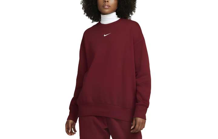 Nike Nike Sweatshirts Women's Red Crew Neck Moderate Regular