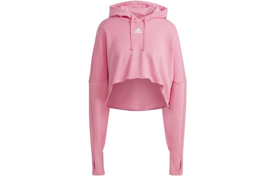 Adidas Adidas Sweatshirts Women's Pink Hooded Moderate Regular
