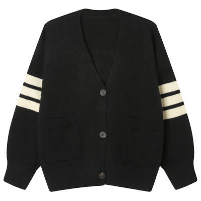 FLIM Knitwear Women's V Neck Moderate Cardigan