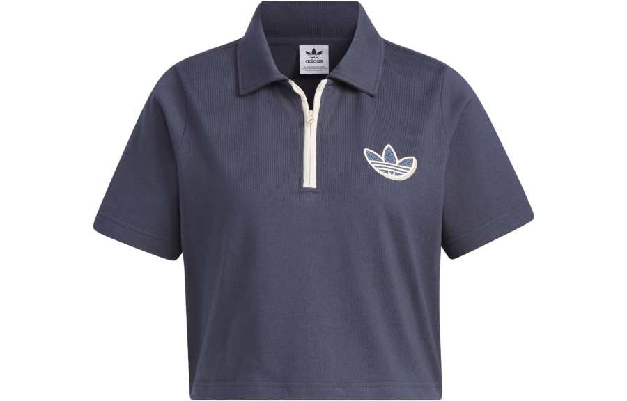 Adidas Originals Polo Shirt Women's Dark Navy Blue