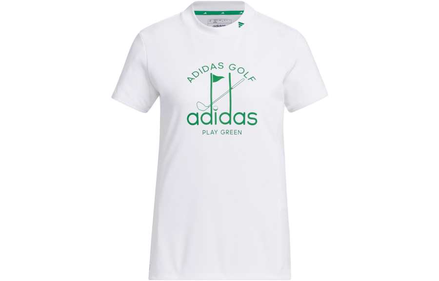 Adidas Adidas AEROREADY Polo Shirts Women's White Crew Neck Moderate Straight Fit