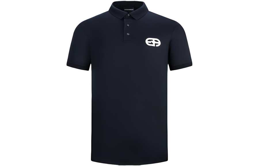 EMPORIO ARMANI Logo Patch Short Sleeved Polo Shirt