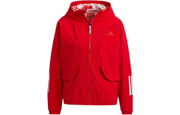 Adidas adidas CNY Limited Reversible Hooded Track Jacket Red