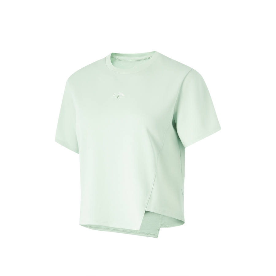 Li-Ning Li Ning Fitness Series T Shirt Women's Ice Fat Green