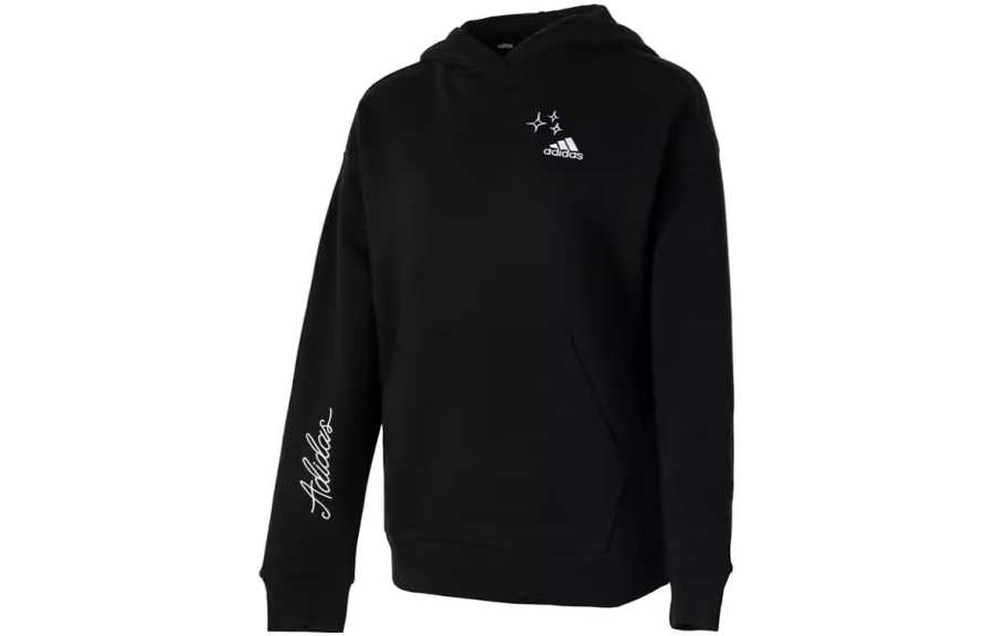 Adidas Adidas Sweatshirts Women's Black Hooded Moderate Regular