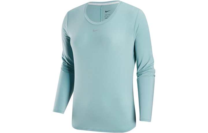 Nike Nike T Shirts Women's Blue Crew Neck Moderate Straight Fit